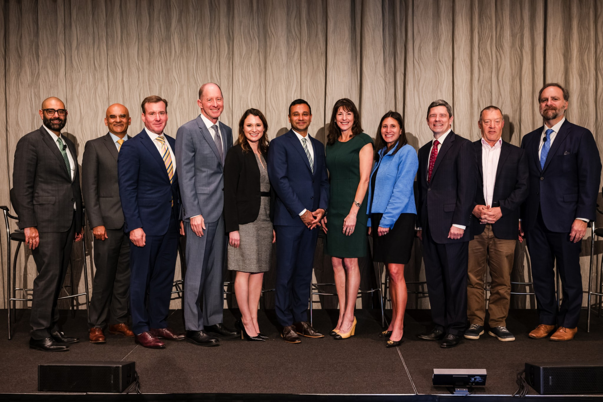 Signal Peak Symposium, February 2026: judges, counsel, and Signal Peak partners standing together